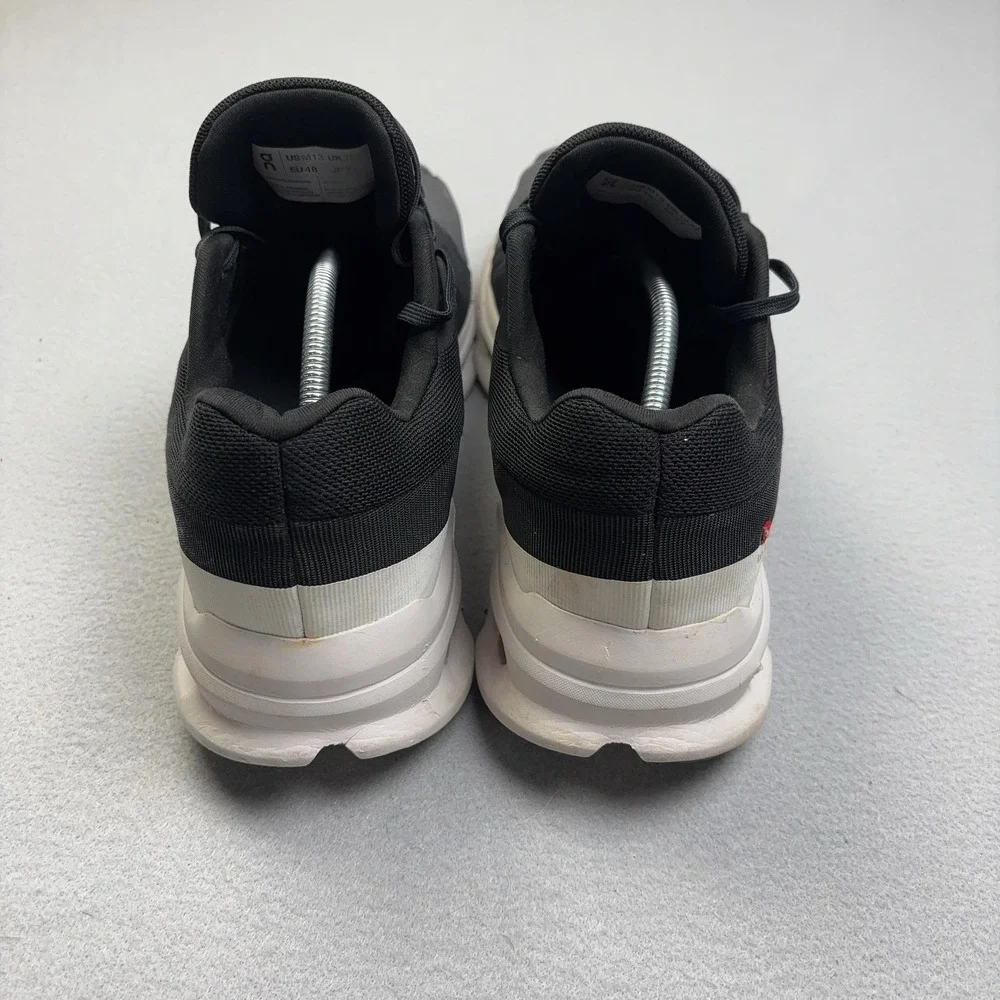 On Cloudrunner Shoes Mens Size 13 Black Mesh CloudTec Running Athletic Sneakers